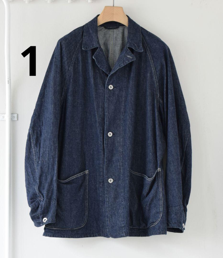 コモリ COMOLI デニム ワーク ジャケット カバーオール1 美品 - メルカリ