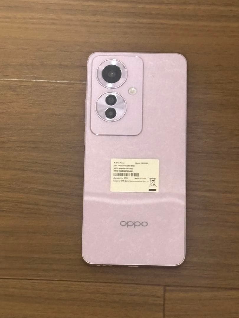 OPPO Reno11 A コーラルパープル 美品 ケース付 Reno 新品未開封 OPPO Reno11 A [コーラルパープル Coral Purple 紫