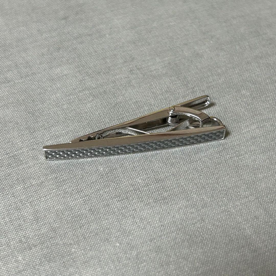 TATEOSSIAN タテオシアン グリッドロング タイバータイピン(53mm