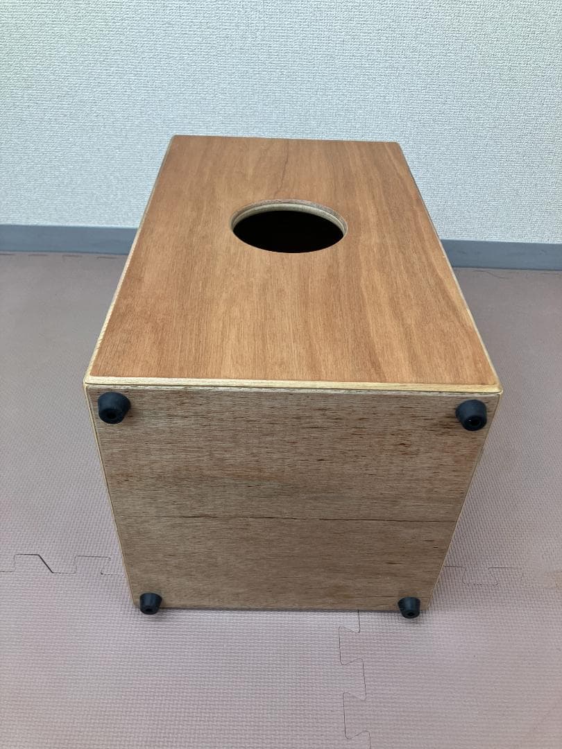 カホン（ケース付き）（ハンドメイド、スナッピー、ゴム足付き）