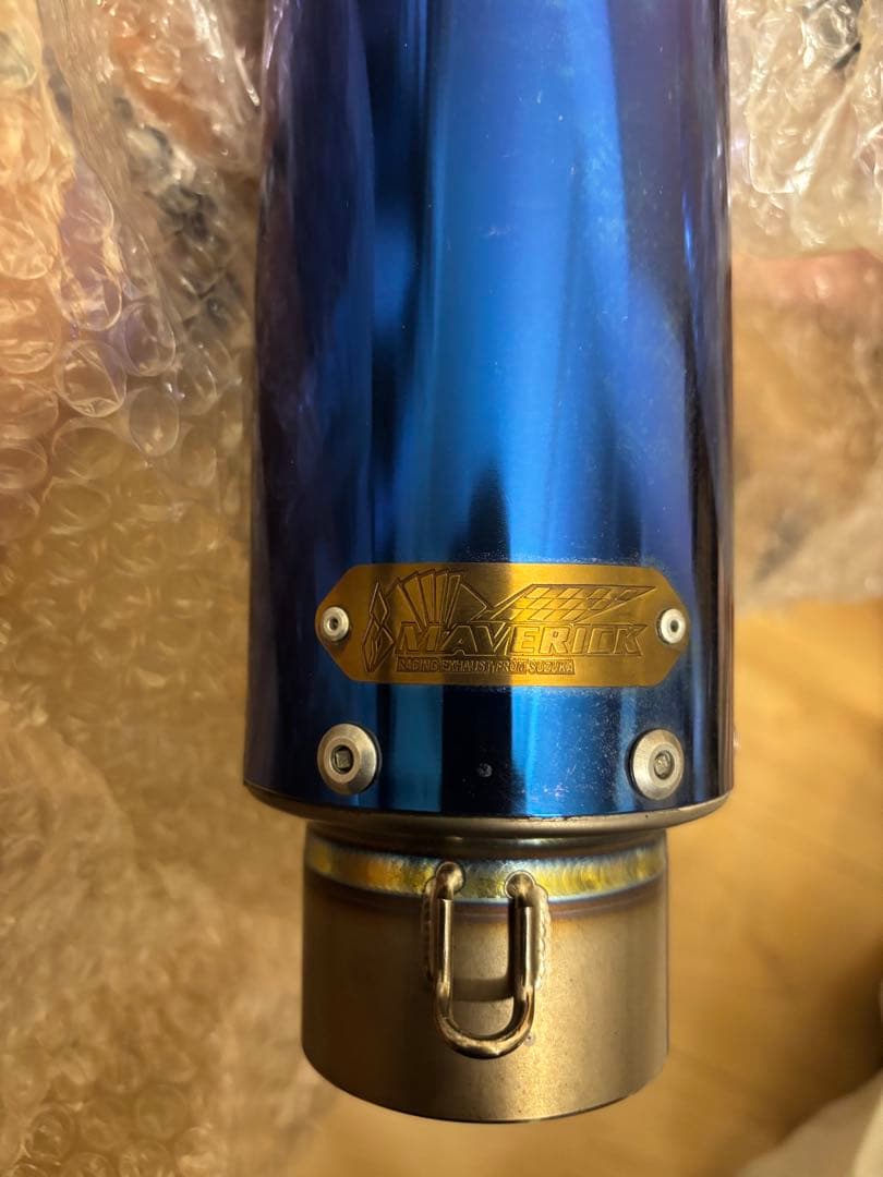 し*う様 Maverick マフラー ブルー 取り付けキット付き SPORTS】Ninja1000 '11-'19/Z1000'11- ABS スポーツスリップオン