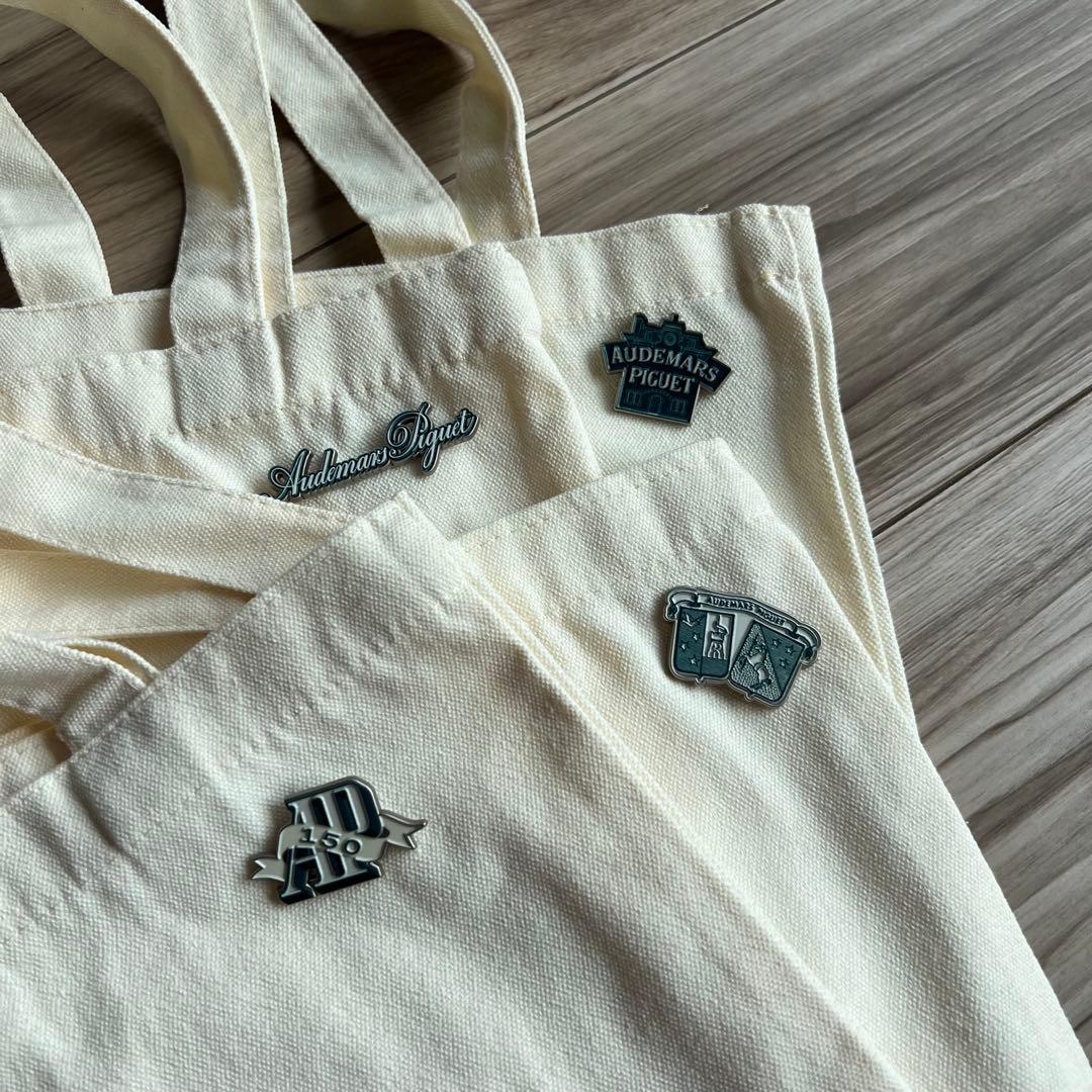 オーディマピゲ150周年イベント限定 エコバッグ ピンバッチ4種類