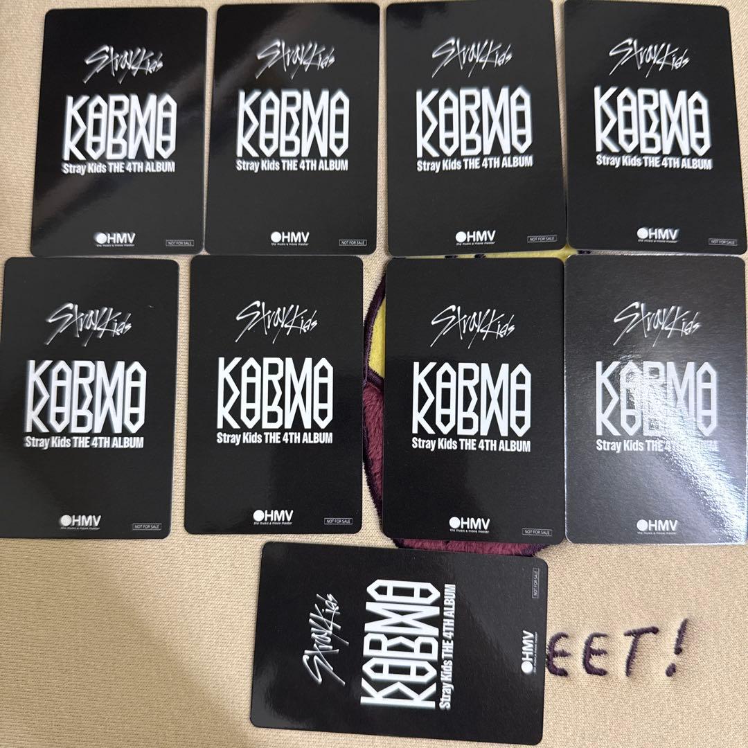 スキズ KARMA HMV ラキドロ トレカ A コンプ セット 9枚 - メルカリ