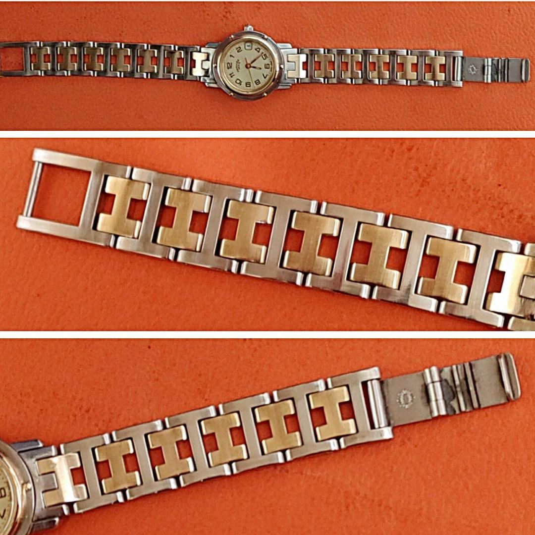 エルメス時計/極極極美品CL3.240/新品電池新品仕上げ正常稼働品