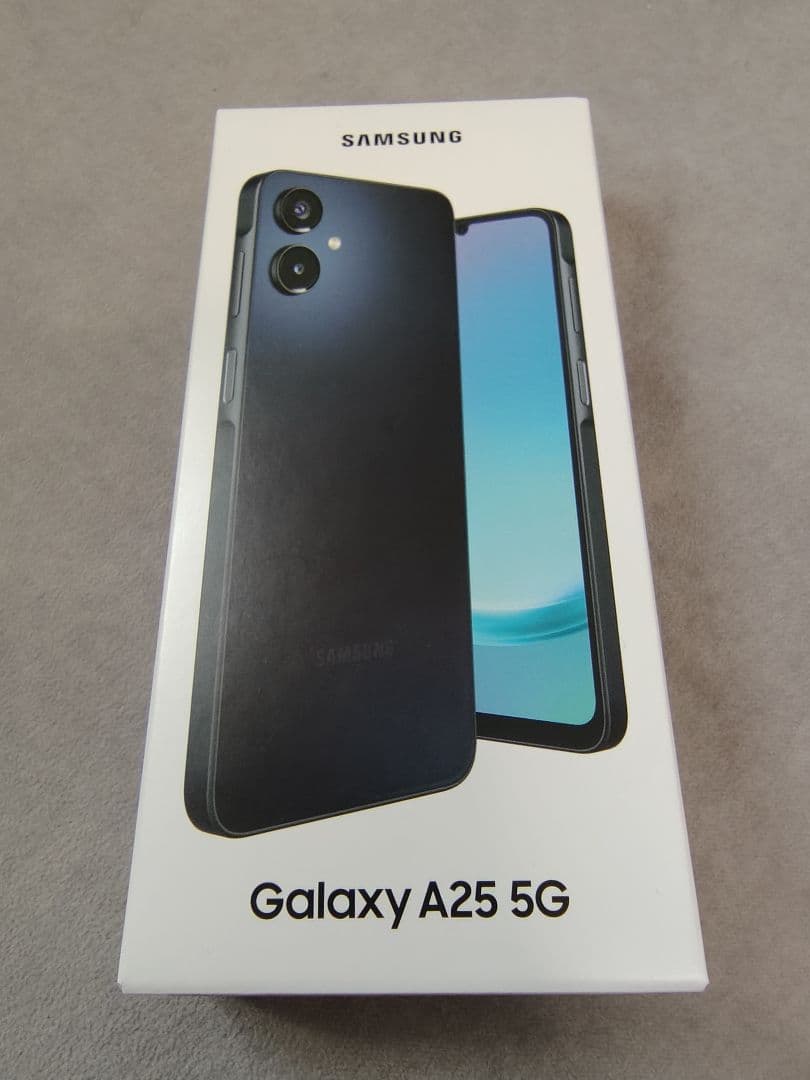 ☆未使用☆ Galaxy A25 5G ブラック本体 国内正規品ギャラクシー