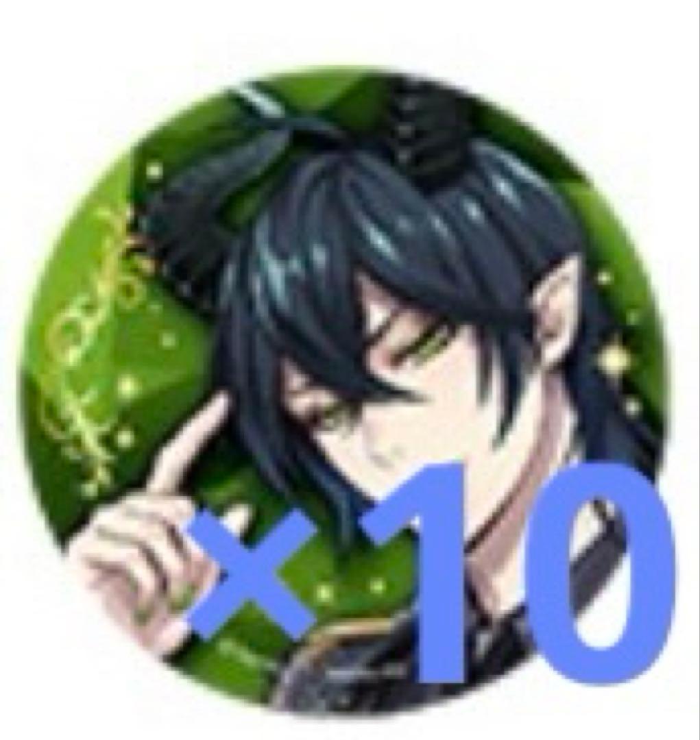 ツイステ ツイステ展 5周年 ブレイジングジュエル マレウス 缶バッジ