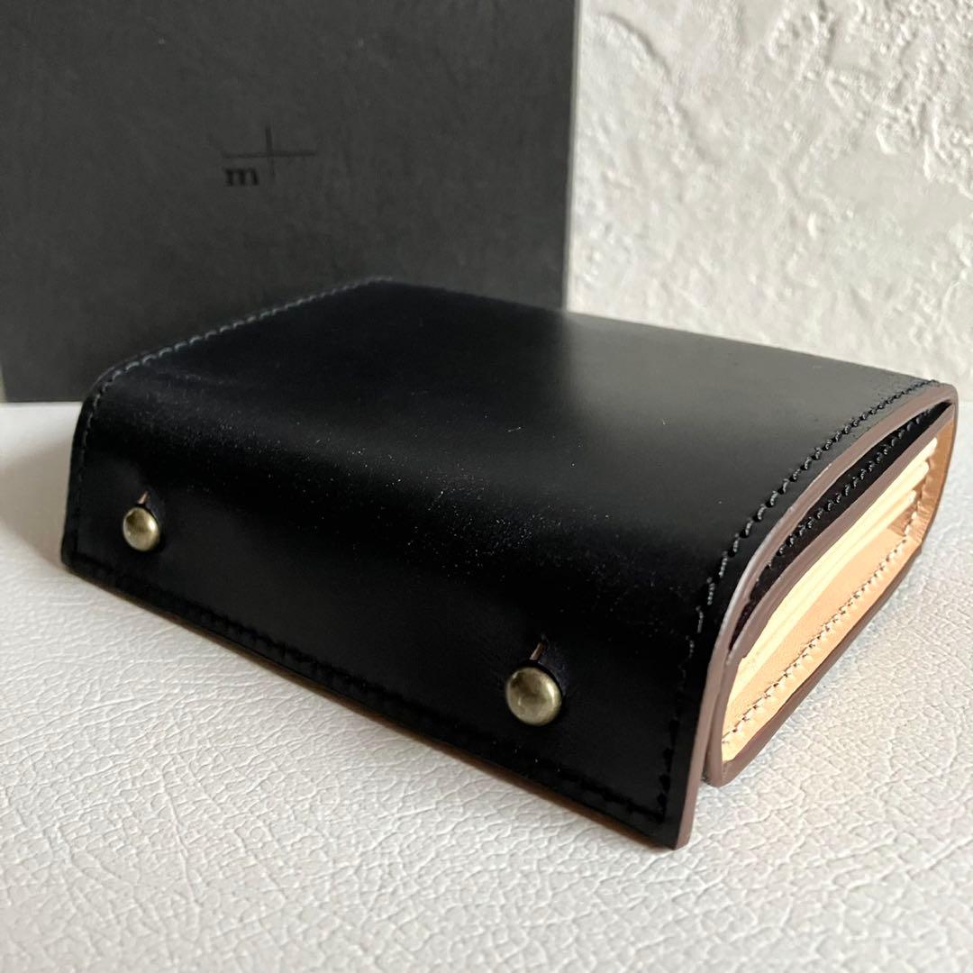 未使用級 エムピウ m＋ ミッレフォッリエ CORDOVAN27 財布 黒 未使用級 エムピウ m＋ ミッレフォッリエ CORDOVAN27 財布 黒 - メルカリ