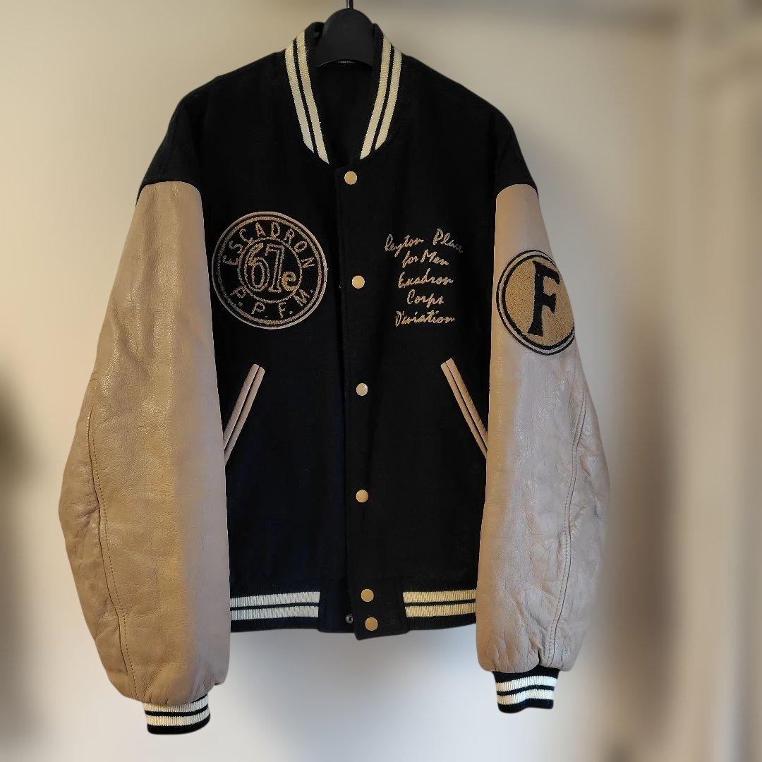 『美品』ペイトンプレイスフォーメン ヴィンテージスタジャン 　リバーシブル Yahoo!オークション -「peyton place スタジャン」の落札相場・落札価格