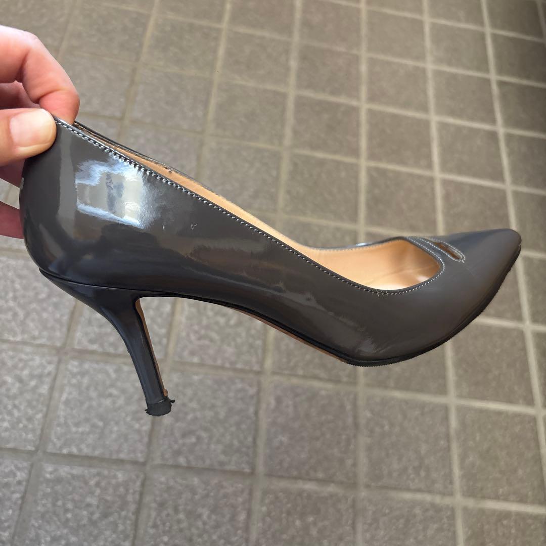 定番人気】PELLICO アネッリ 37 グレー エナメル - メルカリ