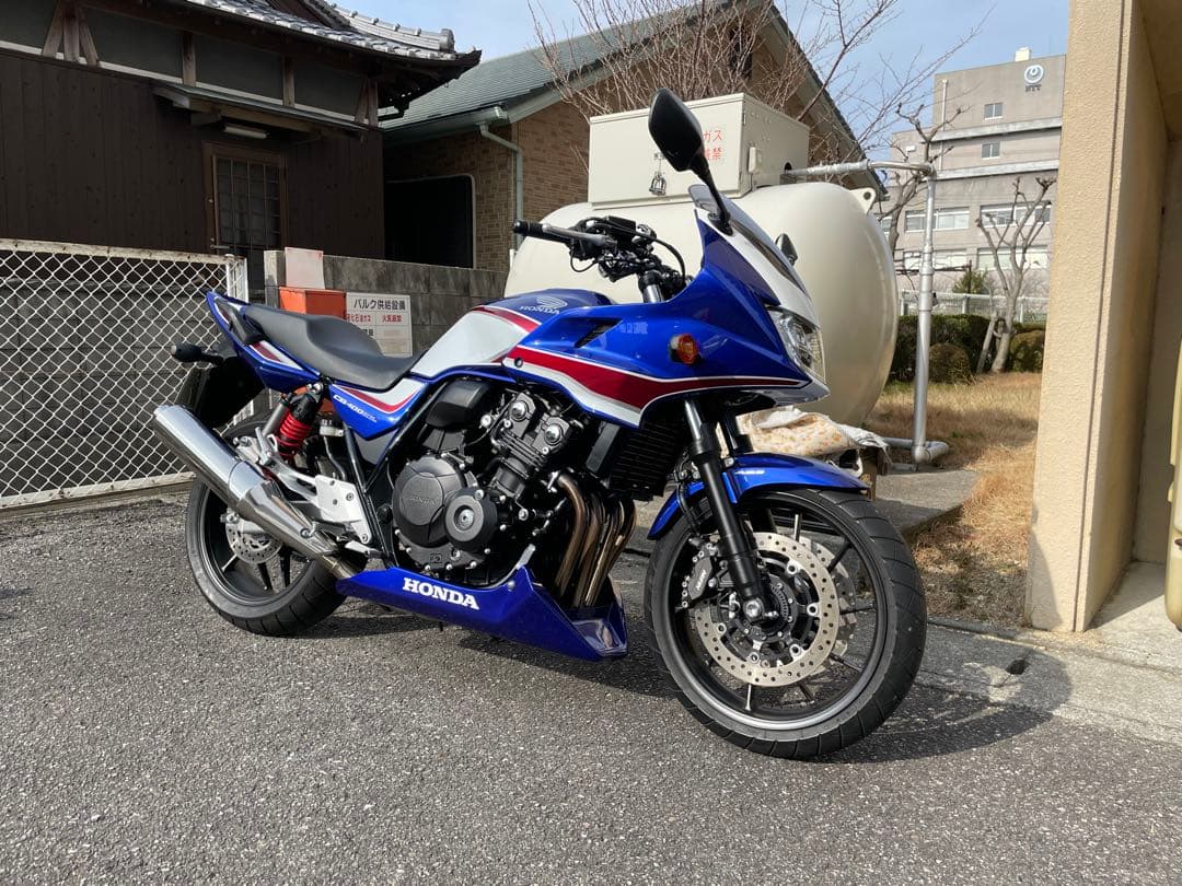 cb400sf HONDA CB400SF SB NC42 モトズーム製アンダーカウル 青