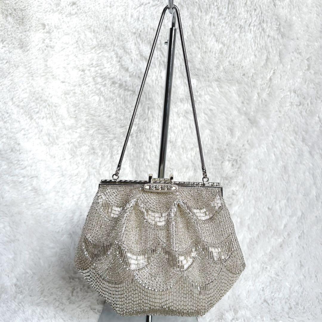 皇室御用達 】ルミーはしもと ビーズバッグ 和装バッグ ハンドバッグ