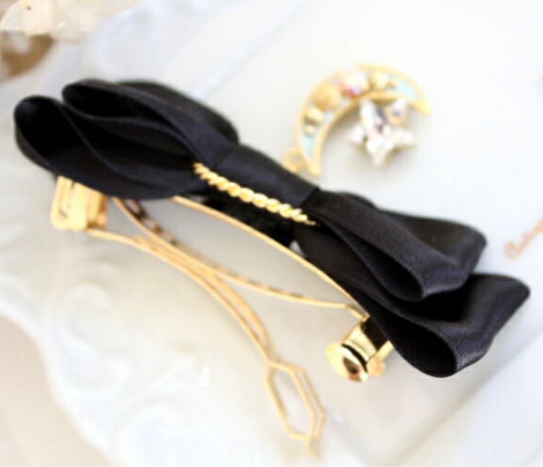 黒リボン　ヘアアクセ 000000011411_vAz7pSf.jpg