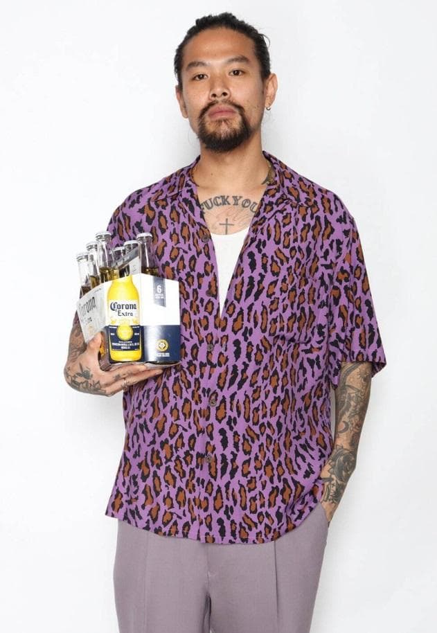 WACKO MARIA レオパードシャツ ピンク M 新品未着用 ⭐︎週末値下