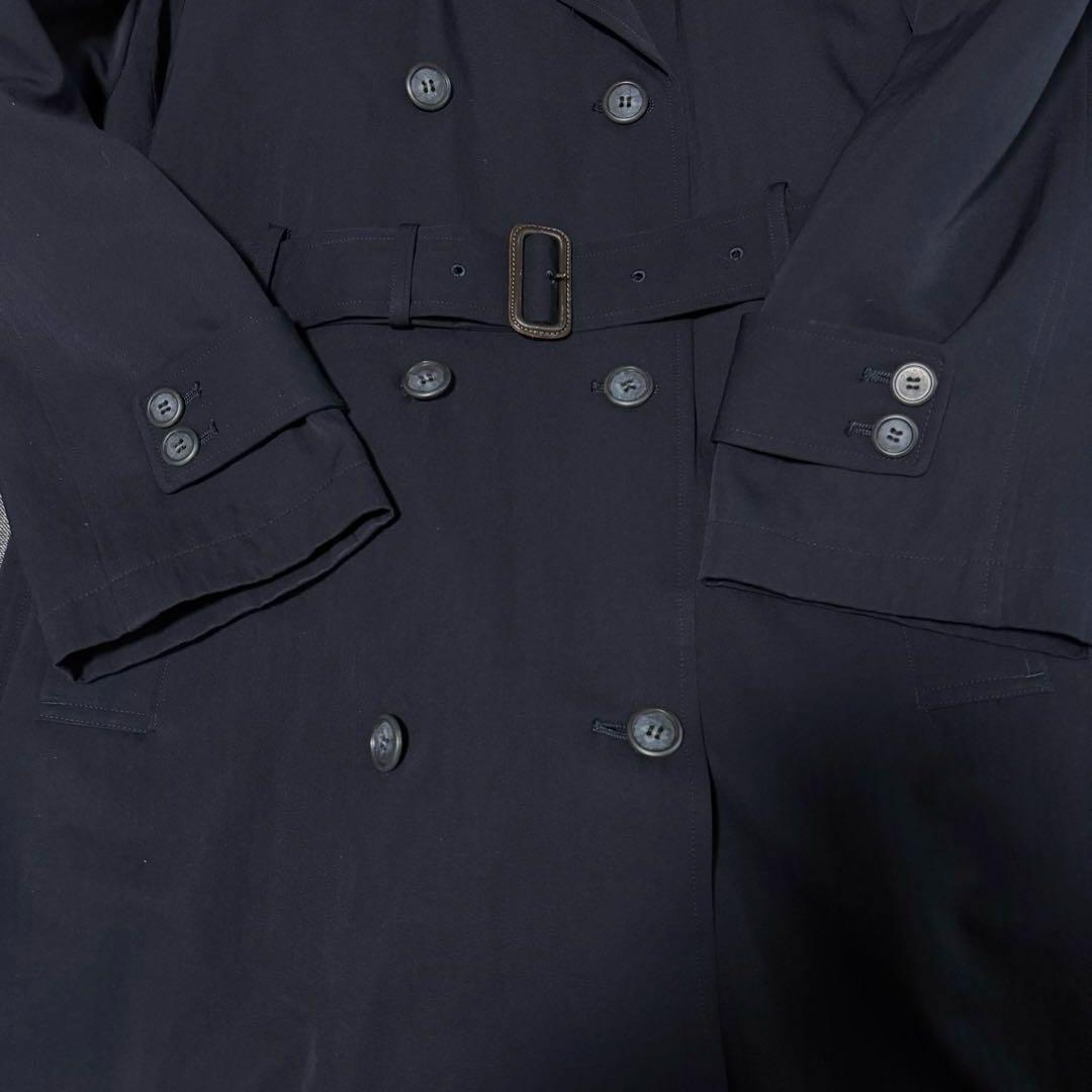 あしゅ様専用】ポールスミスロンドン ウールトレンチコートネイビー