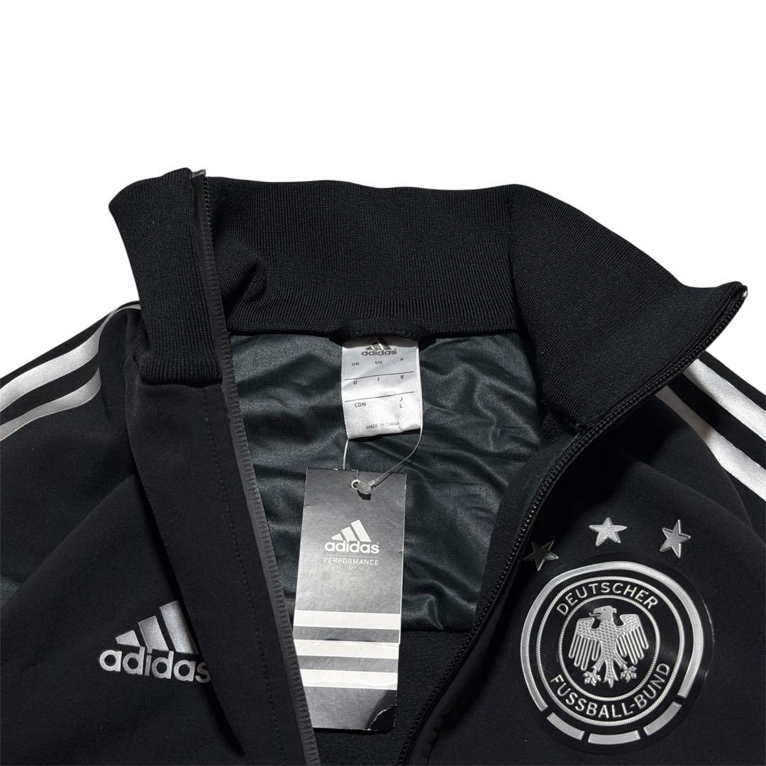 新品✨】adidas ドイツ代表 トラックジャケット エンブレム 刺繍ロゴ L