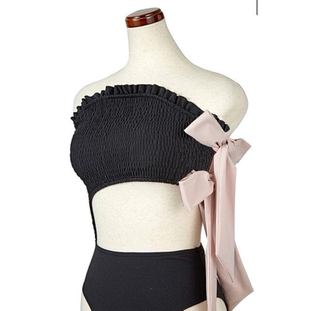 Her lip to 水着 double bow one piece♡ - メルカリ