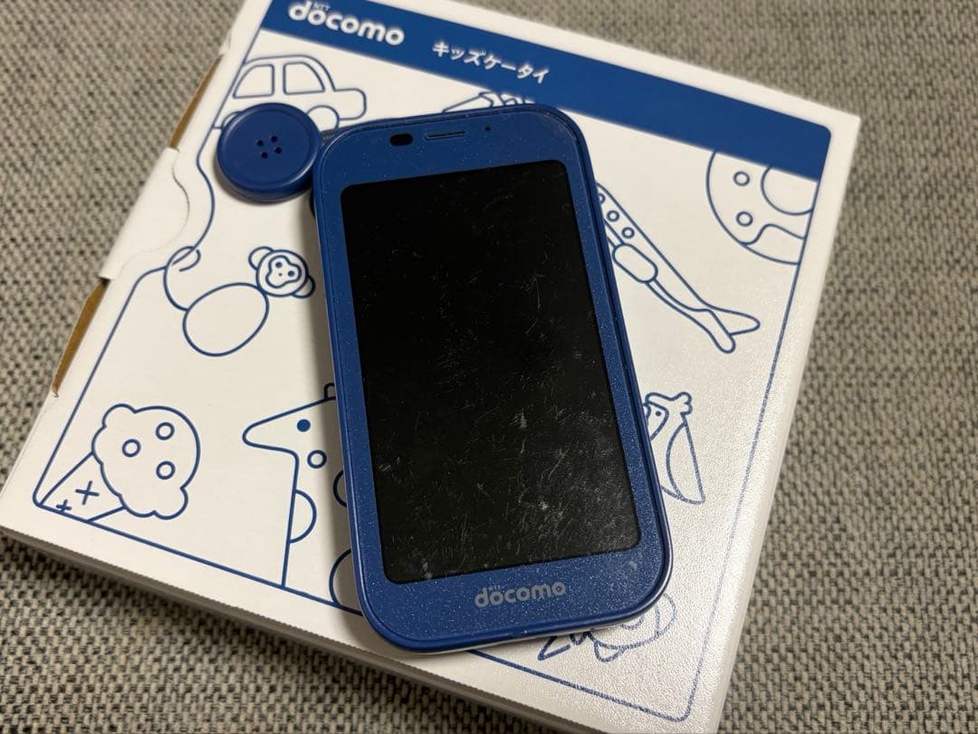docomo SH-03M ブルー ネイビー キッズケータイ ジャンク - メルカリ
