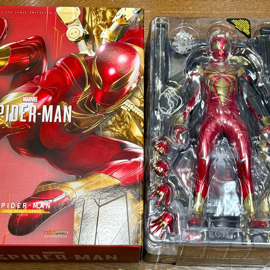 ホットトイズ スパイダーマン アイアン・スパイダー・アーマー・スーツ版 未使用品 スパイダーマン」，アイアン・スパイダー・アーマー・スーツ版の