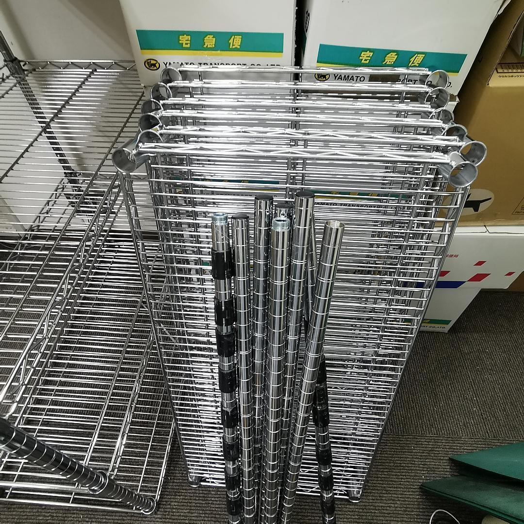 dywxb609様専用 幅90cm スチールラック 5段 シルバー 値引き交渉可