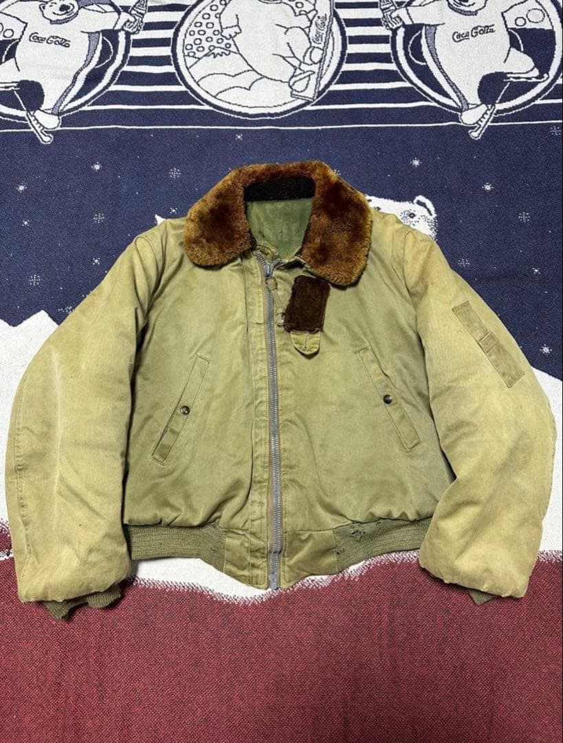 希少　40s us.army b-15 米軍実物　フライトジャケット　ミリタリー 希少 40s us.army b-15 米軍実物 フライトジャケット ミリタリー