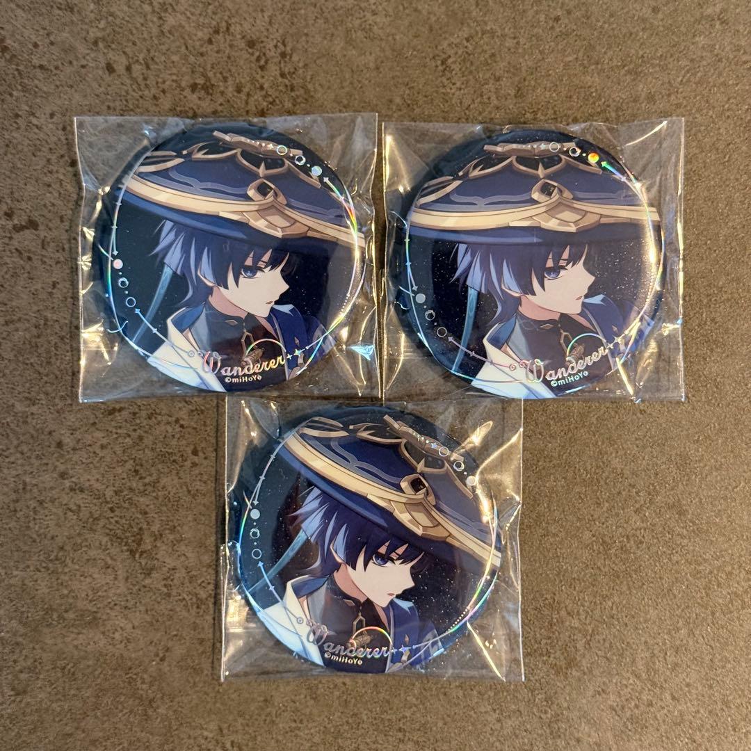 放浪者 スカラマシュ 原神 月夜の叙事詩 トレーディング缶バッジ