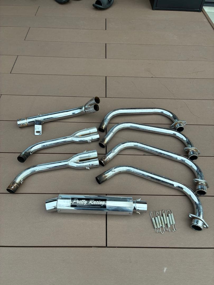 zrx400　プリティーレーシング 楽天市場】KAWASAKI ZRX400/2 98〜 分割式 42.7π (改タイプ2) PRETTY管