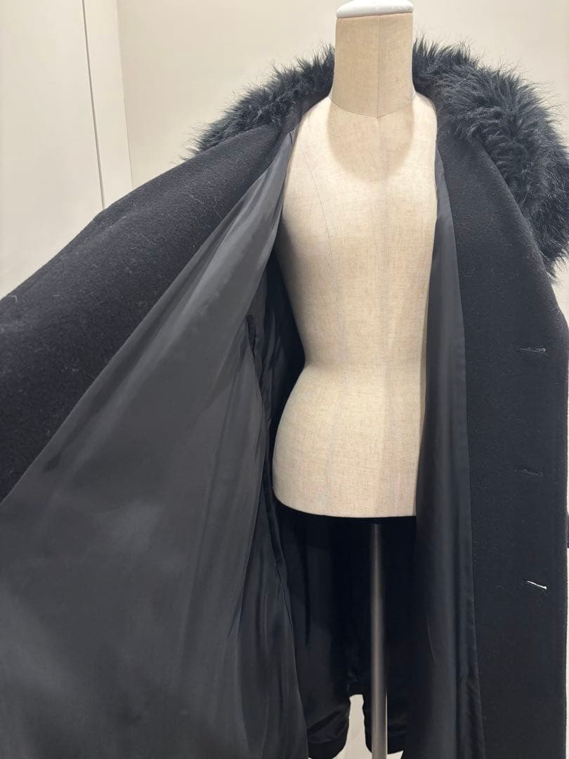 80年代］コムデギャルソン ファーケープコート ヴィンテージ