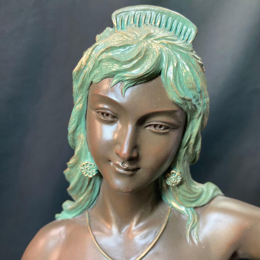 《弁財天》オブジェ 置物 台座付 裸婦像