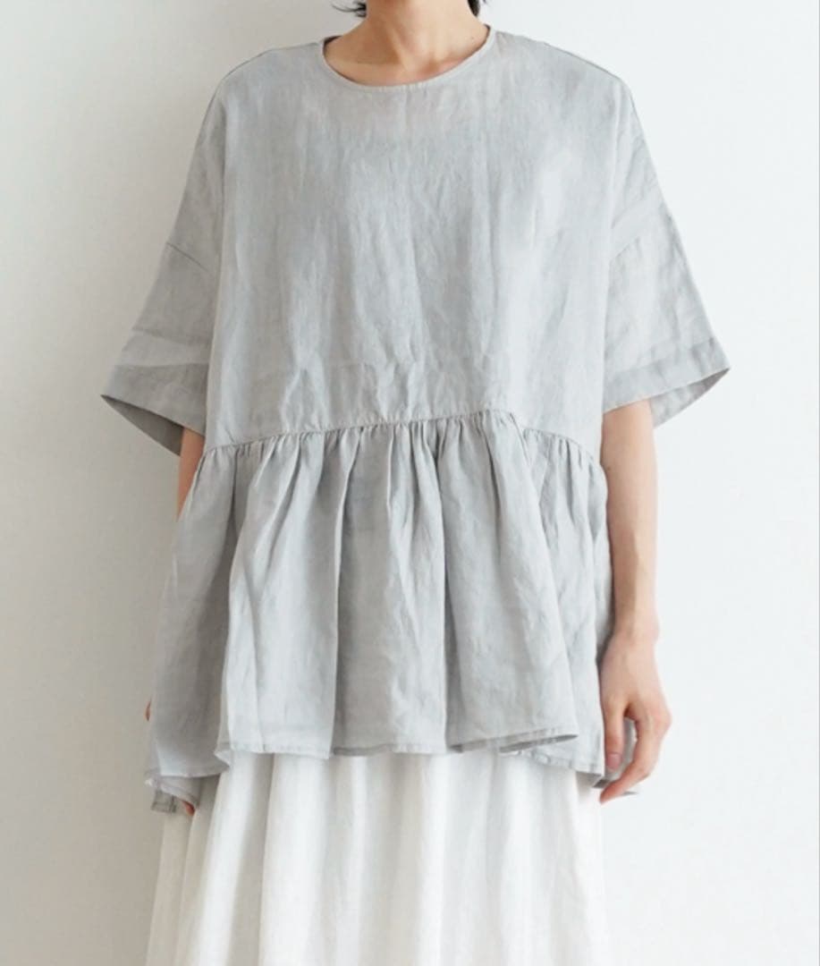 最終値下【オオカミとフクロウ】フクロウと三拍子のブーケ“ブラウス”