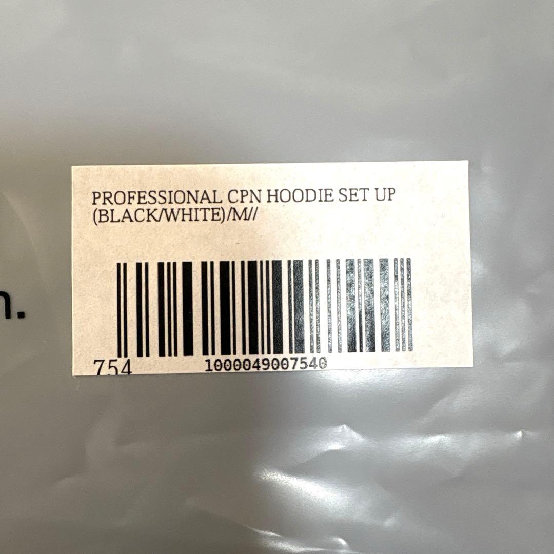 お値下げ】ENNOY エンノイ セットアップ ブラック/ホワイト フード型