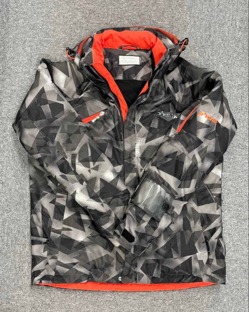 【美品】 Phenix スキーウェア パンツセット　ジオメトリックパターン　M 美品】 Phenix スキーウェア パンツセット ジオメトリックパターン M