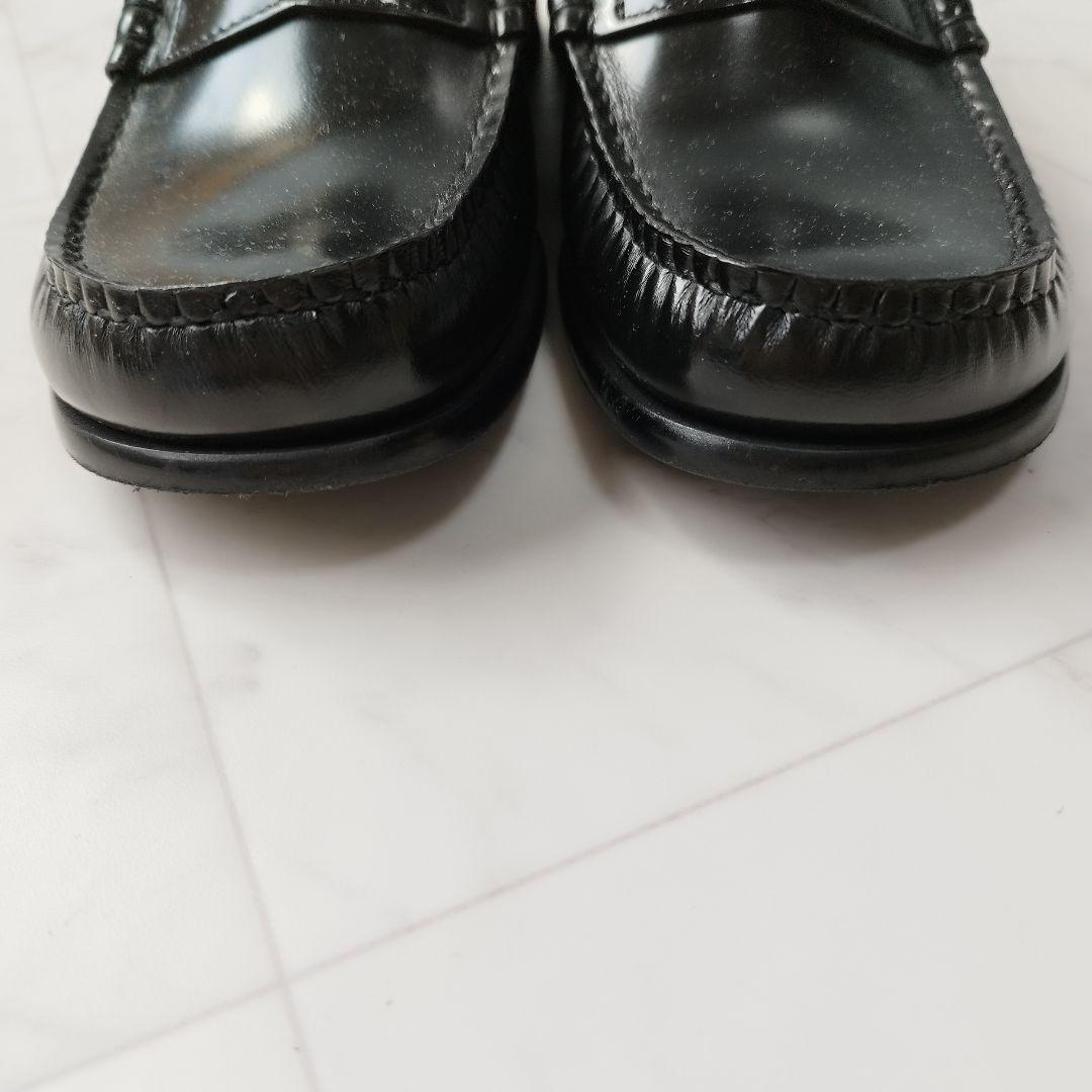 極美品 リーガル コインローファー モカシン 本革 黒 24cm - メルカリ