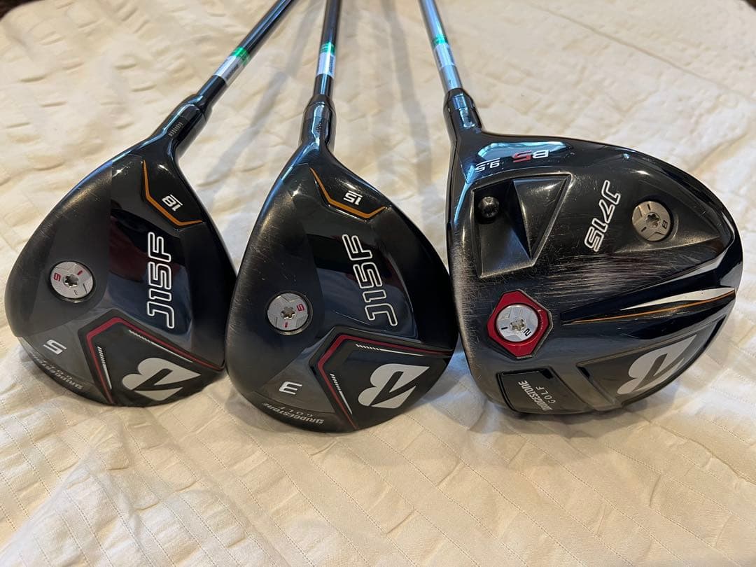 ブリヂストン B5 ドライバー/3，5FW メンズ ゴルフクラブ 3本セット