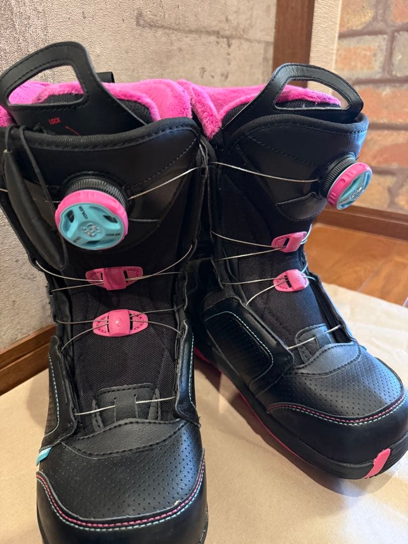 SALOMON レディース スノーボード3点セット 約137cm 23.5cm