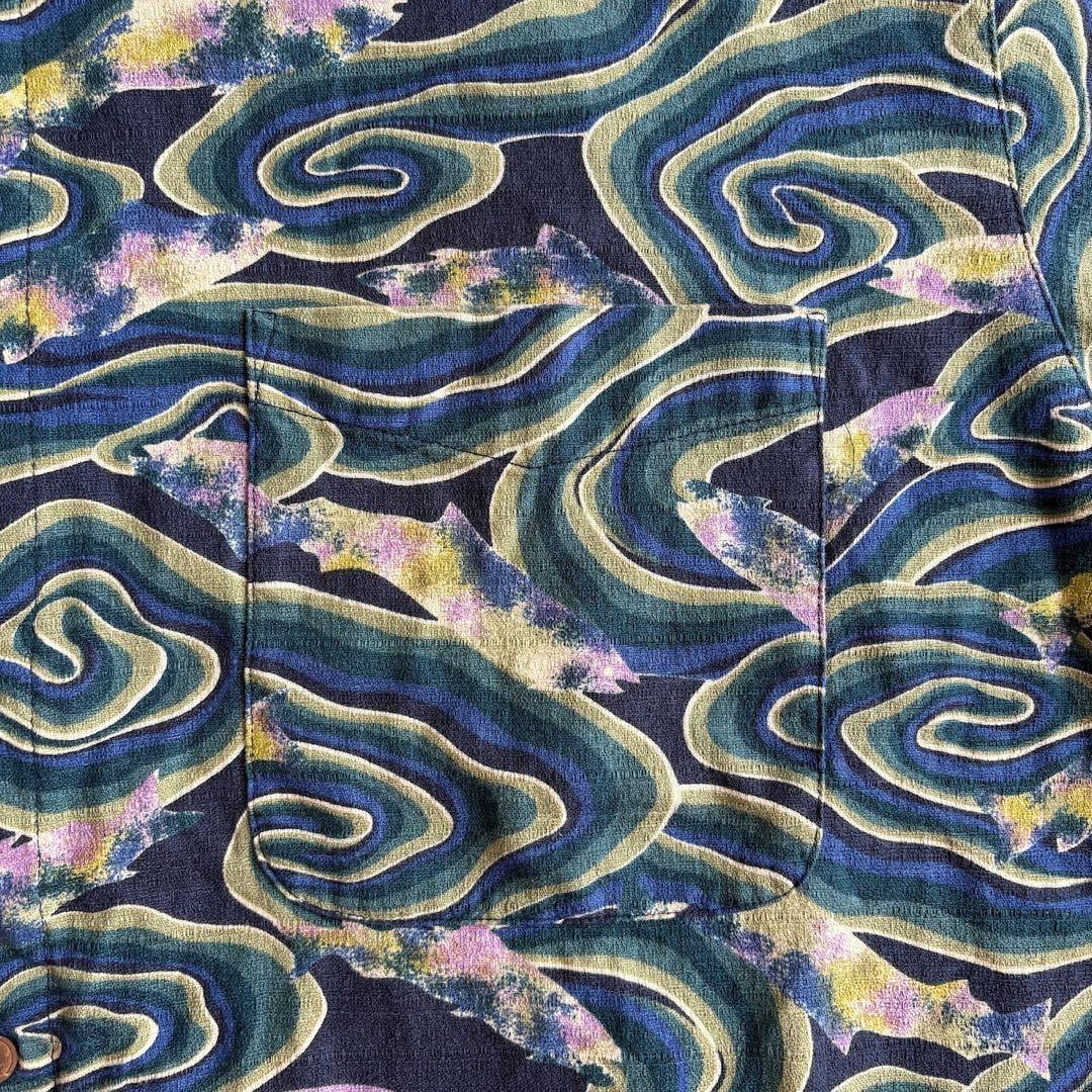 1990s patagonia a/c shirt Java Fish 渦巻き - メルカリ