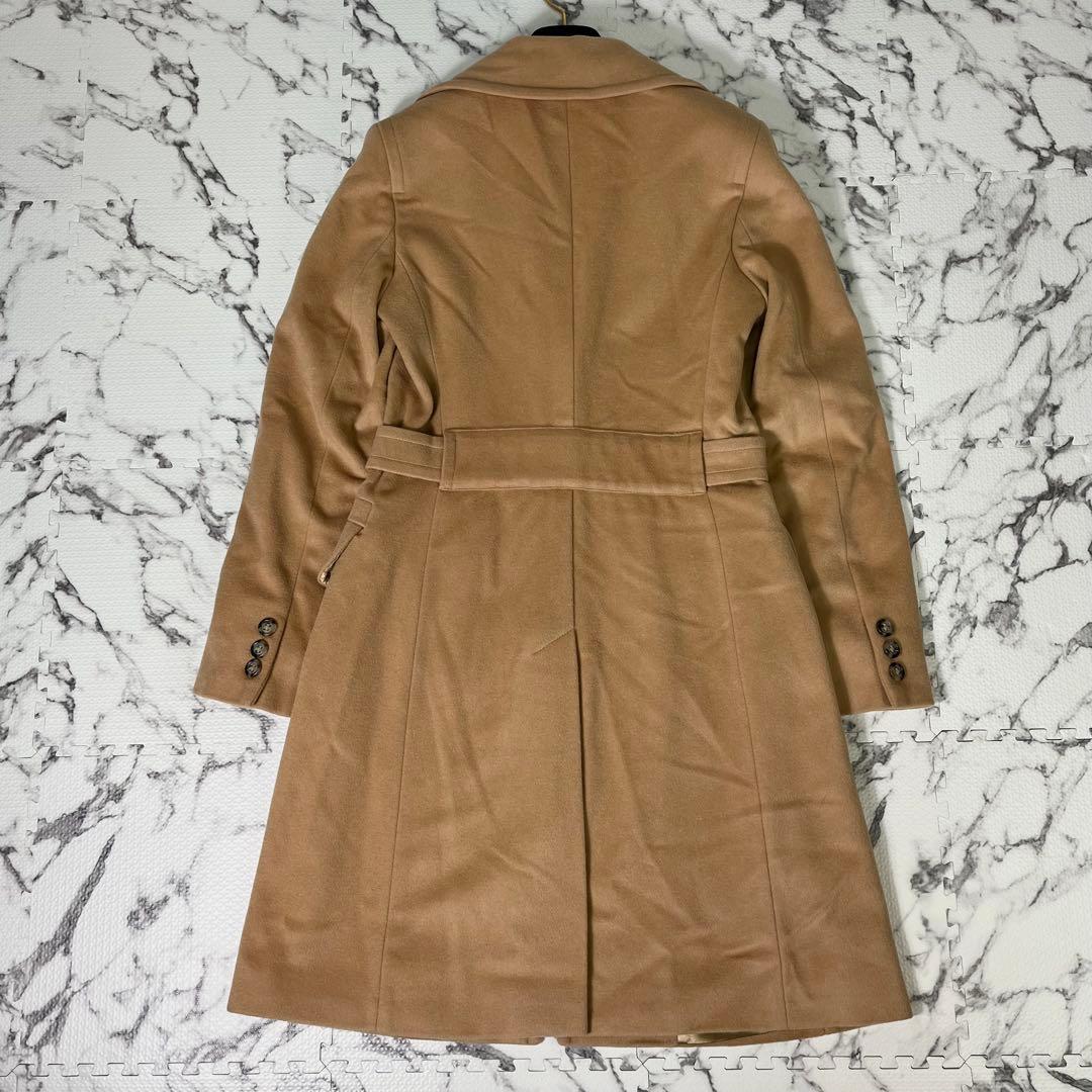 マックスマーラ チェスターコート アンゴラ混 キャメル ミドル丈