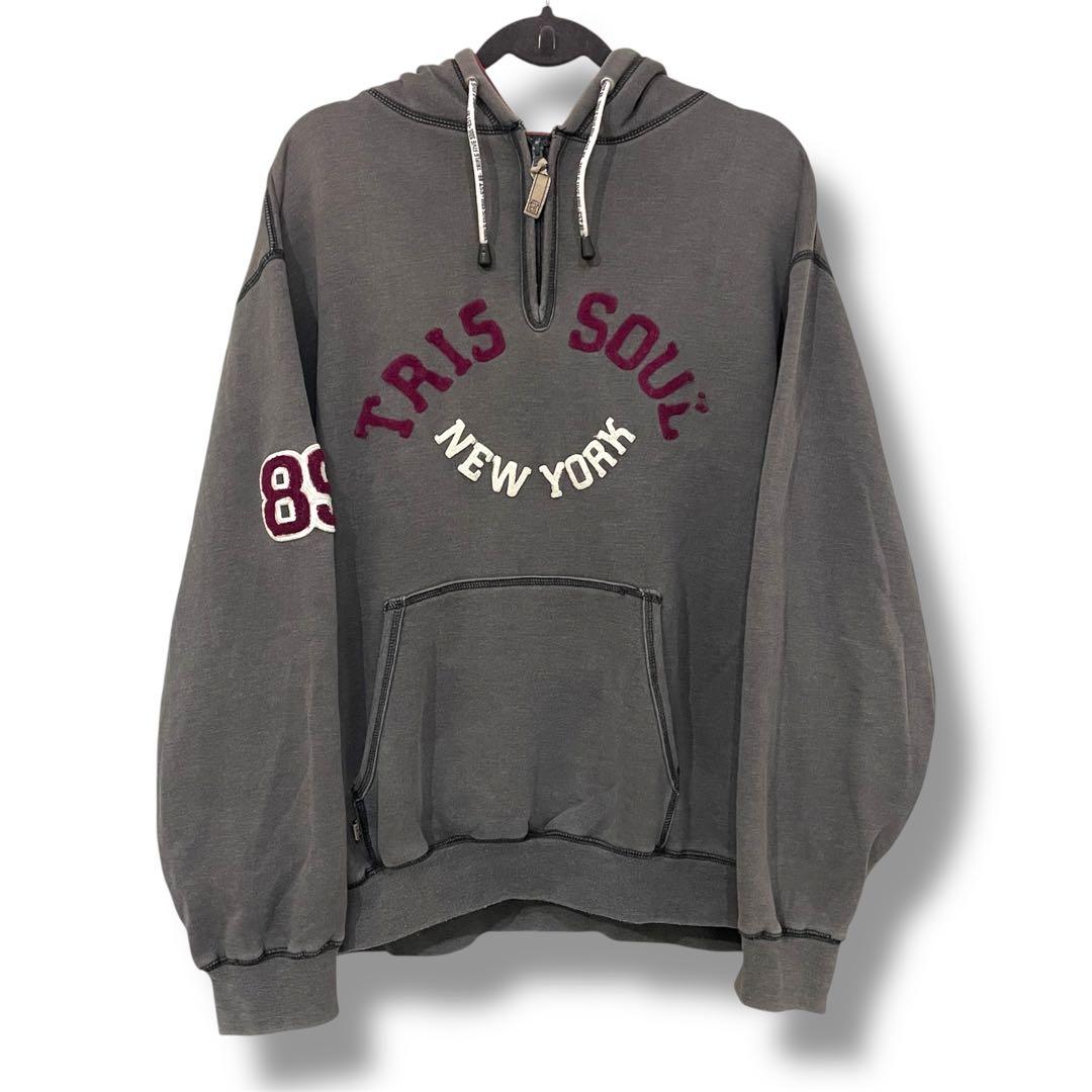 トリプルファイブソウル NY 555SOUL ハーフジップパーカー 90s - メルカリ
