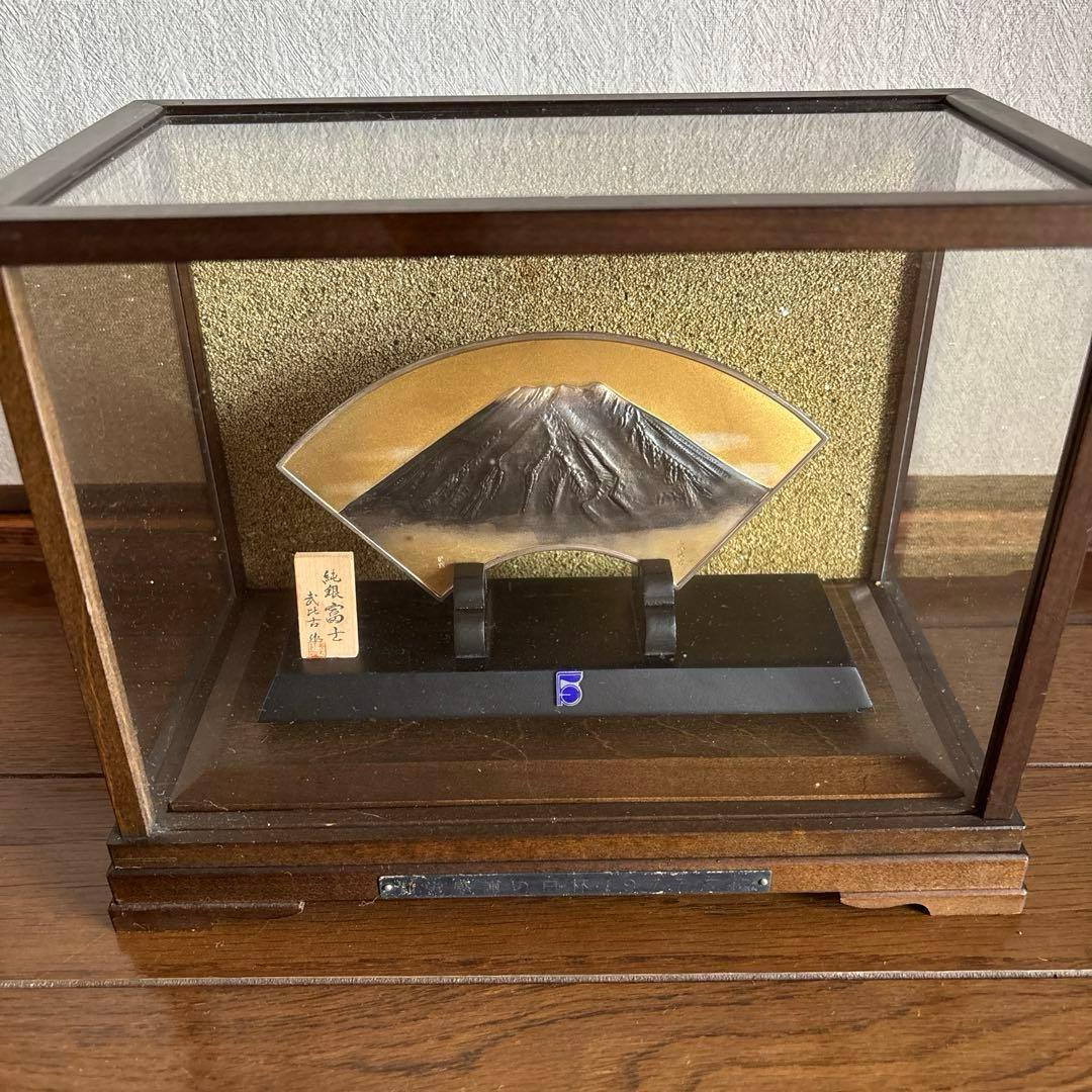 武比古 純銀 富士 純銀 額 富士 4号 - TAKEHIKO - 武比古 - 日本の伝統工芸・関工芸株式会社