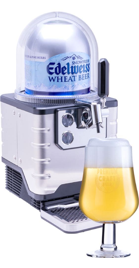 日本ビール専用　ビールサーバー 専用に開発したビールサーバー｜キリン ホームタップ