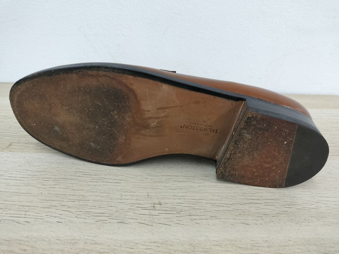 [J.M. WESTON]ライトタンレザー ローファー6E（25〜25.5cm）