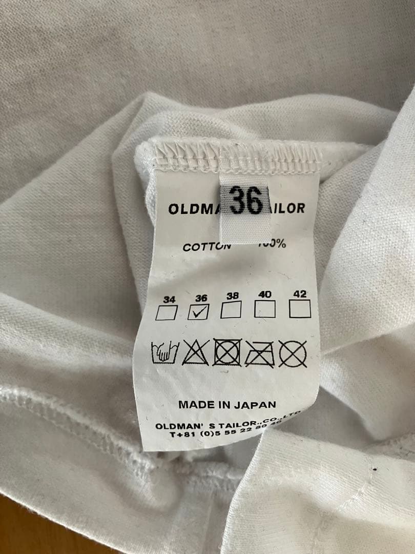OLDMANS TAILOR ロンT 白 R＆D.M.Co- 長袖カットソー - メルカリ