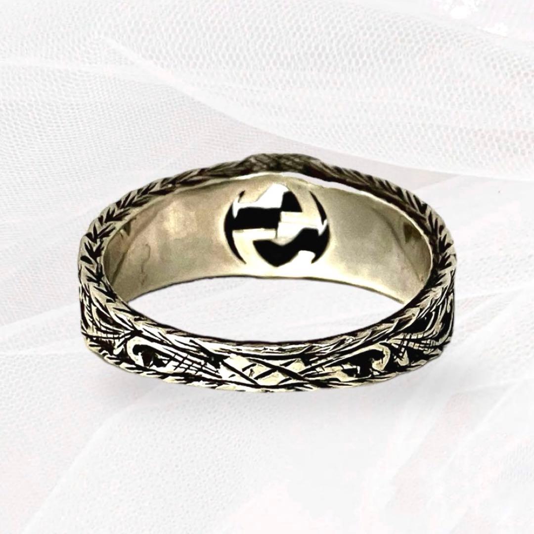 特別価格】美品❤︎GUCCIグッチ インターロッキングG アラベスクリング