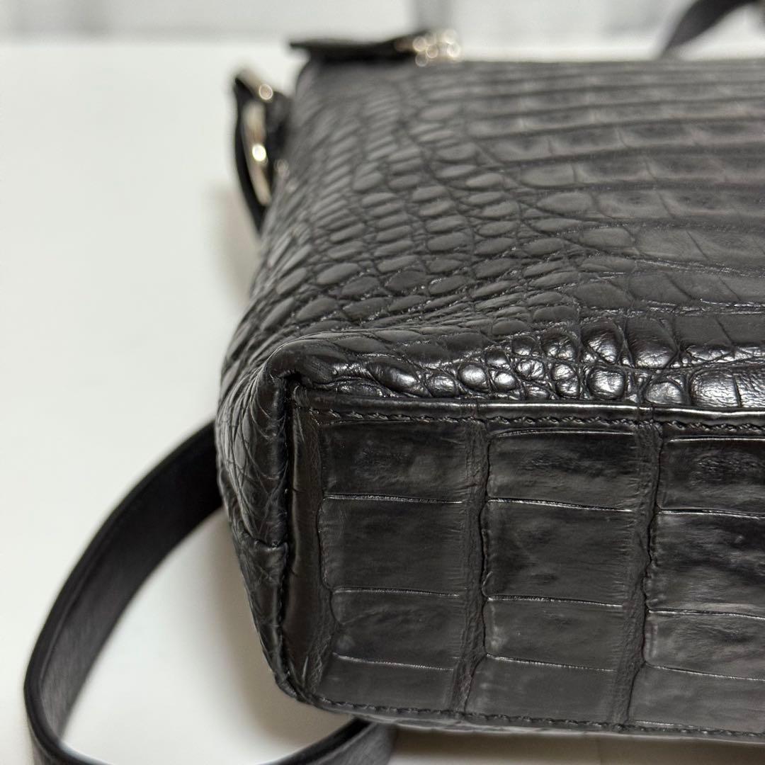 ⭐️極美品⭐️ROZEN 本革 JRA クロコダイル ショルダーバッグ