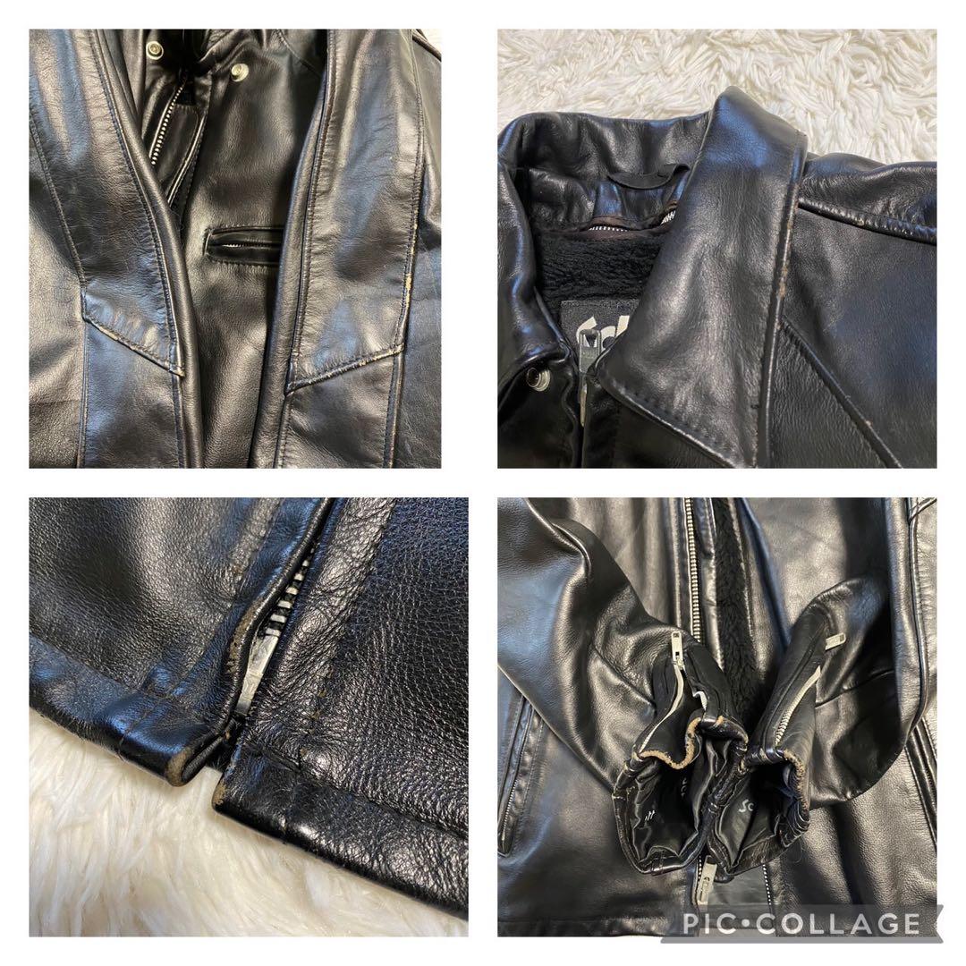 希少】schott ショット シングルライダース441PP ライナー付き