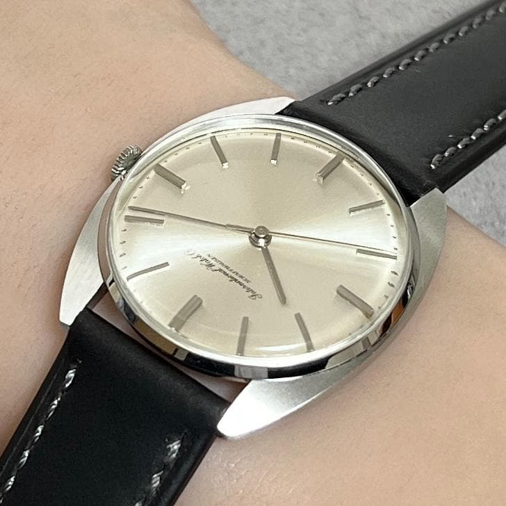 OH済 IWC オールドインター Cal.402 シルバーサンレイ 手巻き - メルカリ