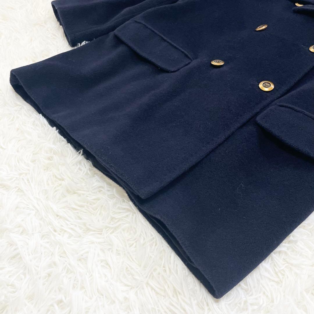 ていぼん様 専用】MaxMara 白タグ カシミヤ混 Pコート 金ボタン - メルカリ
