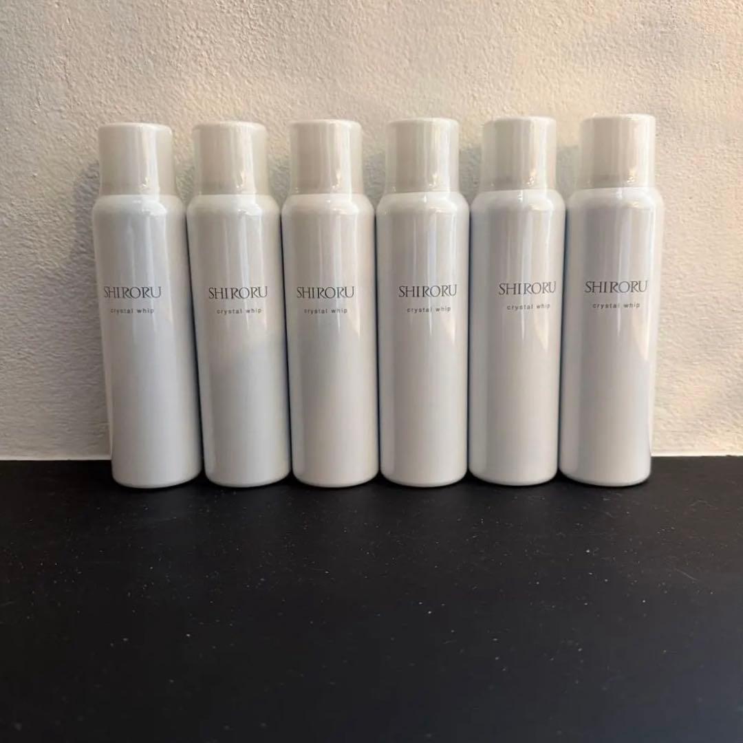 SHIRORU クリスタルホイップ 6本セット まとめ売り SHIRORU（シロル） SHIRORU公式 シロル正規品 クリスタルホイップ