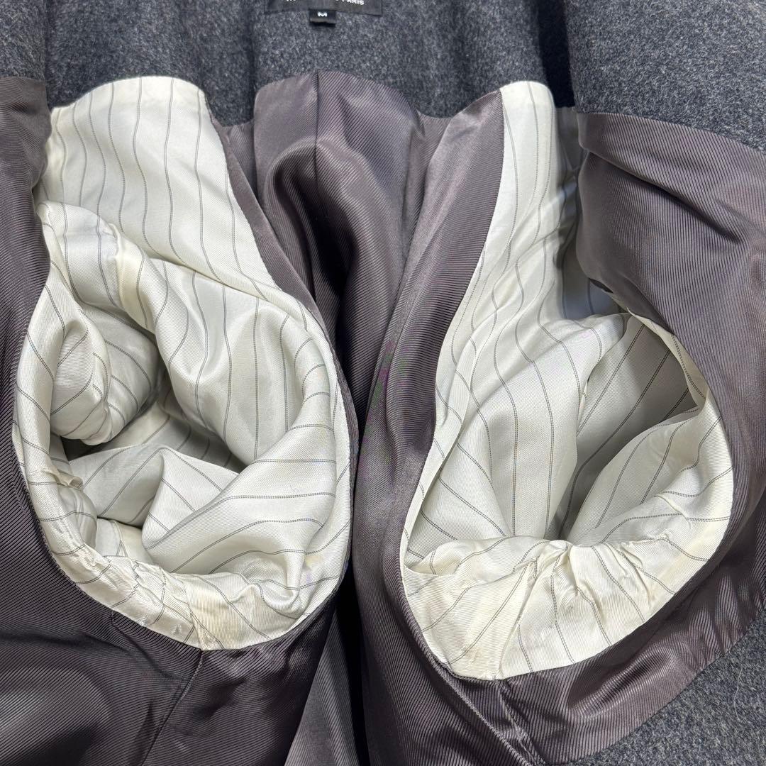 A.P.C.Jules Tournier社生地 ウール ステンカラーコート M