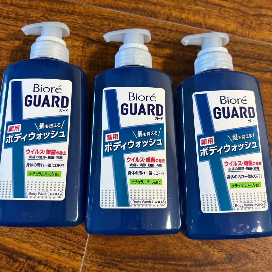 専用　Biore GUARD ボディウォッシュシャンプー 12本セット Biore GUARD（ビオレガード）髪も洗える薬用ボディウォッシュ つめかえ