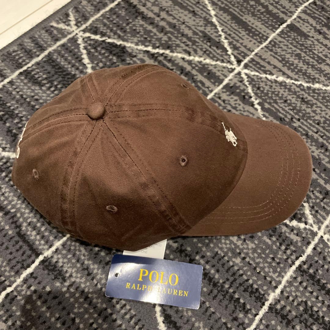 POLO RALPH LAUREN 】ラルフローレン キャップ(ブラウン) - メルカリ